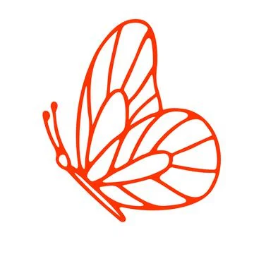 Butterfly vector icon Stock Illustration