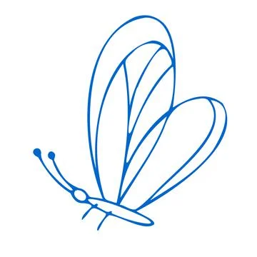 Butterfly vector icon Stock Illustration