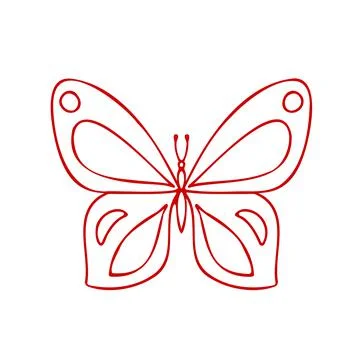 Butterfly vector icon 스톡 일러스트