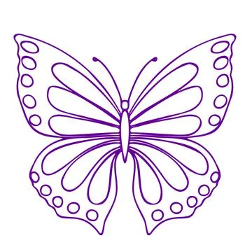Butterfly vector icon Stock Illustration