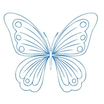 Butterfly vector icon Stock Illustration