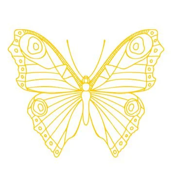 Butterfly vector icon Stock Illustration