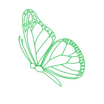 Butterfly vector icon Stock Illustration
