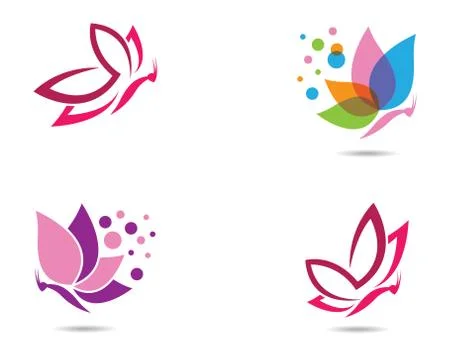Butterfly vector icon illustration design Stock Illustration
