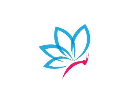 Butterfly vector icon illustration design Stock Illustration