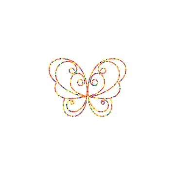 Butterfly vector illustration Stock Illustration