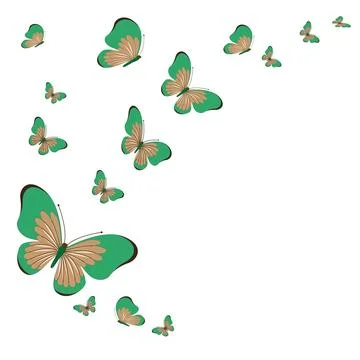 Butterfly vector illustration Stock Illustration