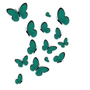 Butterfly vector illustration Stock Illustration