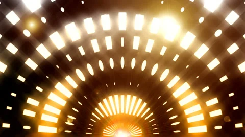 Butterfly winged stage lights 3 Stock-Footage 34459733