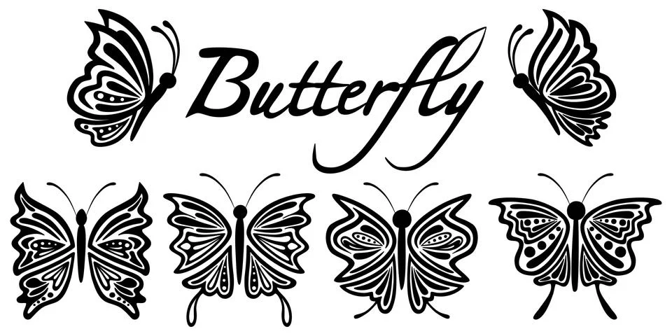 Butterfly1 Stock Illustration