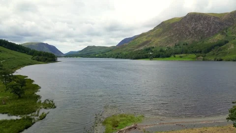 Buttermere Lake Stock Footage 258176538