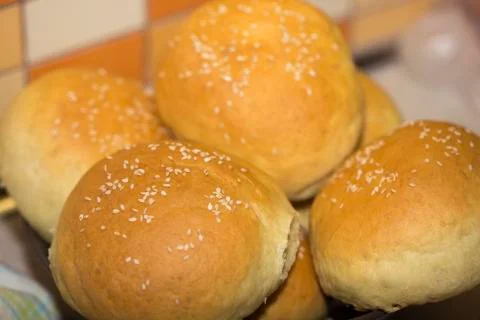 Buttermilk dinner buns Stock Photos