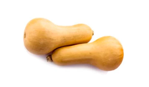 Butternut squash isolated on white background Foto stock