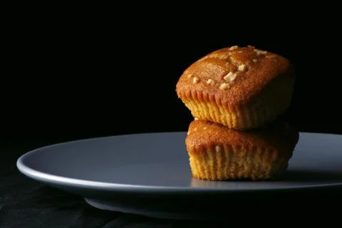 Butterscotch bars on a plate Stock Photos