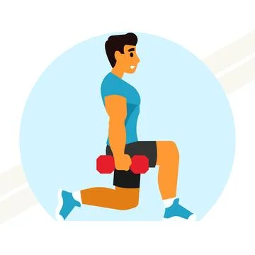 Buttock-workout Stock Illustration