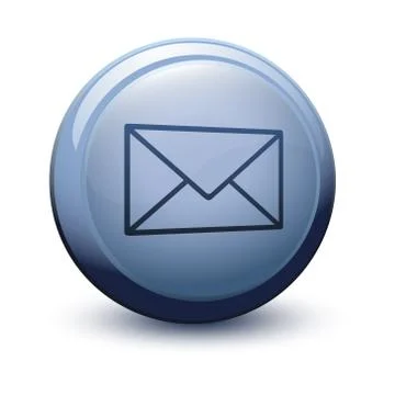 Button 3d message Stock Illustration