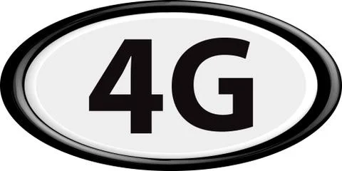Button 4G Stock Illustration