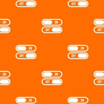 Button on and off pattern seamless Stock Illustration