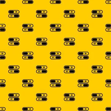 Button on and off pattern vector Stock Illustration