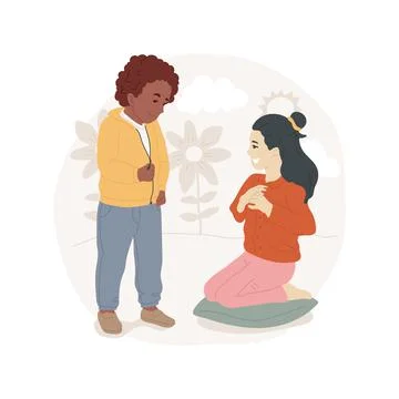 Button and unbutton isolated cartoon vector illustration. Stock Illustration