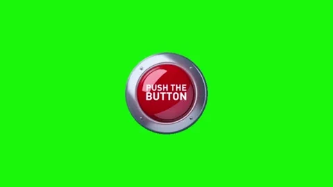 Button animation on green screen Vídeo Stock 334772767
