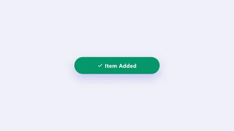 Button Animation Showing Add to Cart and Item Added States for Ecommerce In.. Stock-Footage 336949923