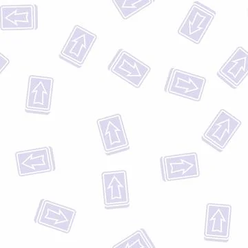 Button arrow glyph seamless pattern Stock Illustration