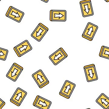 Button arrow vector seamless pattern イラスト素材