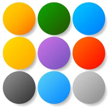 Button , badge backgrounds with modern smooth colors Stock-Illustration