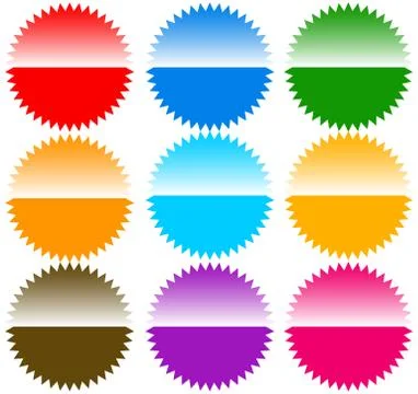 Button / badge / pin / tag / label shapes, elements 스톡 일러스트