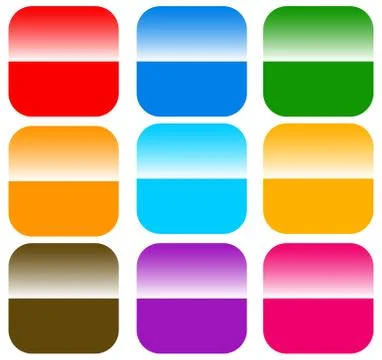 Button / badge / pin / tag / label shapes, elements Stock Illustration