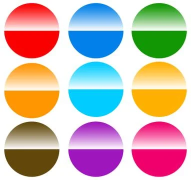 Button / badge / pin / tag / label shapes, elements Stockillustratie