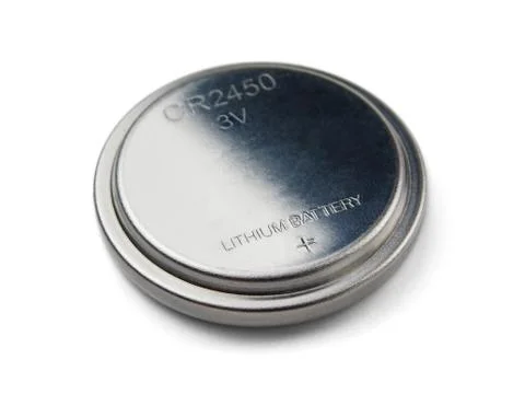 Button battery Stock Photos