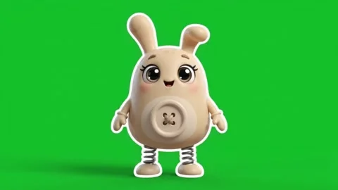 Button Belly Buddy Stock Footage 346165558