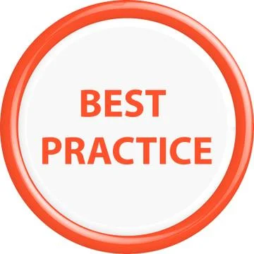 Button best practice Stock Illustration