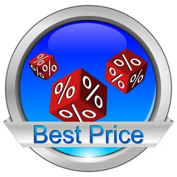 Button Best Price Foto stock