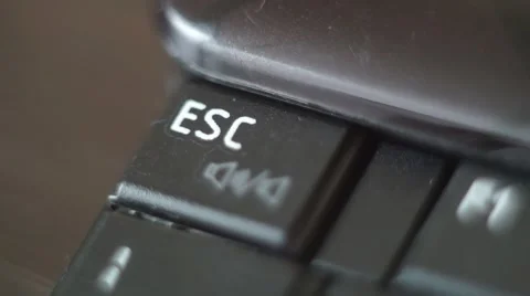 Button Black PC Keyboard Typing Stock Footage 47309727