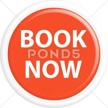 Button book now Illustrazione stock