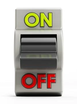 On off button On off button isolated on white background Copyright: xZoona... Stock Photos