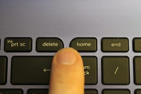 Button, buttons, home, delete, all, select, finger Stock Photos
