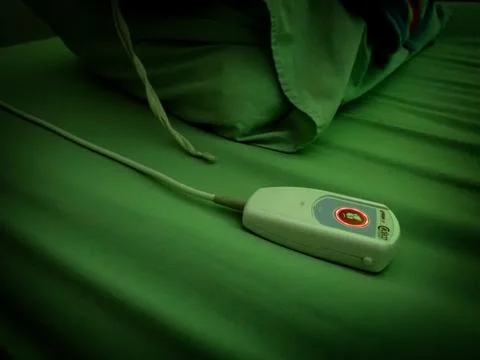 Button to call the nurse Stock Photos