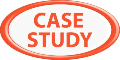 Button case study 스톡 일러스트