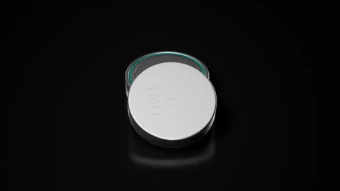 Button Cell LR44 battery 動画素材 334740945