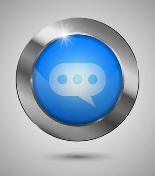 Button chat Stock Illustration