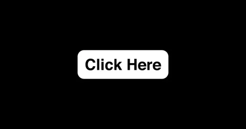 Button Click or press Click Here button on transparent background. Click on.. Stock Footage 329416523