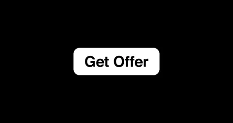 Button Click or press Get Offer button on transparent background. Click on .. Stock Footage 329556126