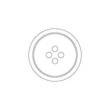 Button for clothes. flat vector icon 스톡 일러스트