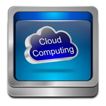 Button Cloud Computing イラスト素材