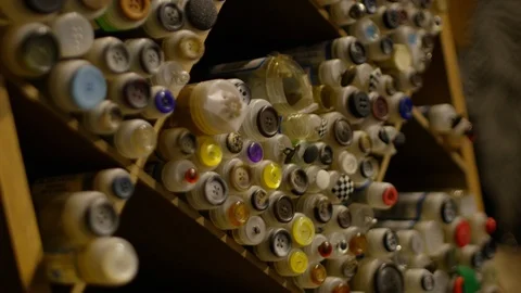 Button Collection Taylor Shop Several Stock Footage 100524676