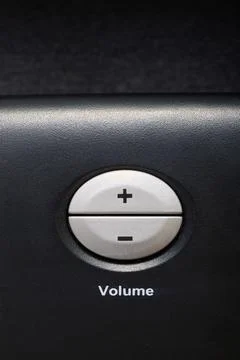 Button on a computer keyboard to control volume Stock Photos